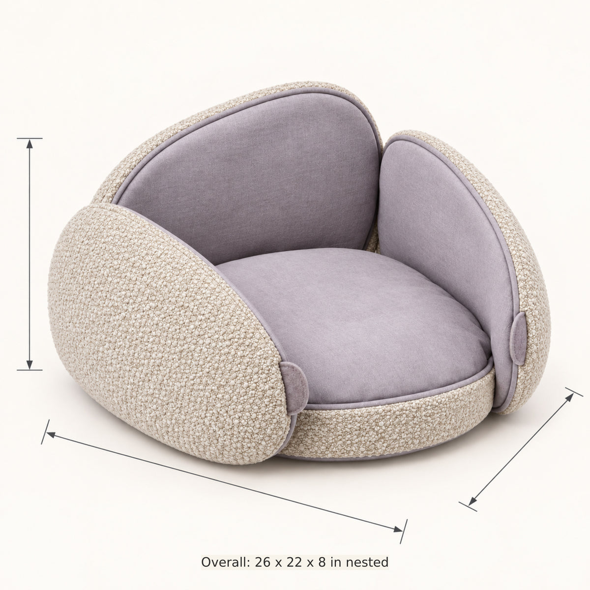 Pebble Fold Pet Bed