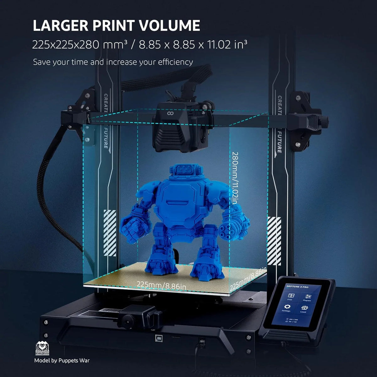 Neptune 3 Pro / 4 Series FDM 3D Printer