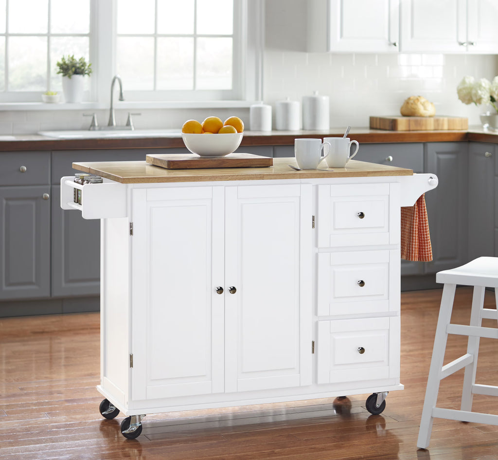 Thatcher Kitchen Cart, Grey