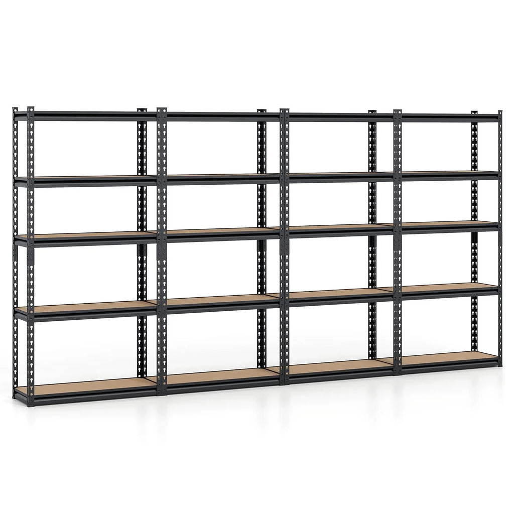 Tangkula 5-Tier Heavy Duty Garage Shelving Units w/Adjustable Utility Rack (30" W x 12" D x 60" H)