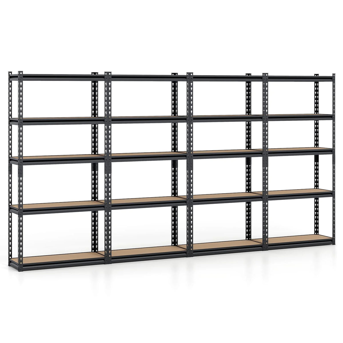 Tangkula 5-Tier Heavy Duty Garage Shelving Units w/Adjustable Utility Rack (30" W x 12" D x 60" H)