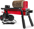 Electric Log Splitter 7-TON - Efficient Wood Splitter with 3500 Motor Speed, 15 Amp, Horizontal Full Beam Design and Steel Wedge for…