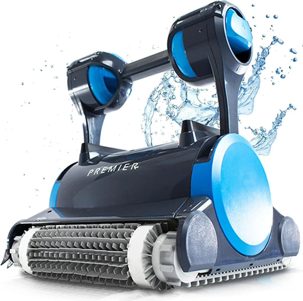 Robotic Pool Cleaner (2025 Model) with Multimedia, Oversized Leaf Bag, Standard & Ultrafine Filters, Weekly Timer, Waterline Cleaning & More…