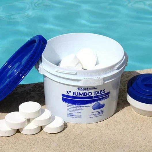 Leslie's - 3 in. Jumbo Chlorine Pool Tabs - 20 lbs. Bucket