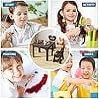 Unicoo® Kids Folding Table and Chairs Set, Height Adjustable Kids Folding Table Compact Design, Kids Table and Chairs Foldable, Picnic Table, Perfect for Playrooms, Classrooms, and Outdoor
