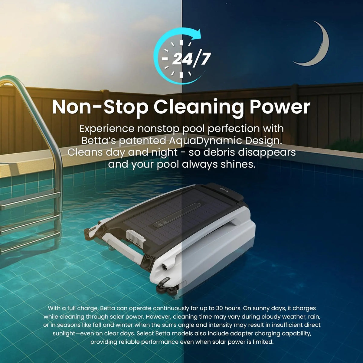 SE Solar-Powered Robotic Pool Skimmer