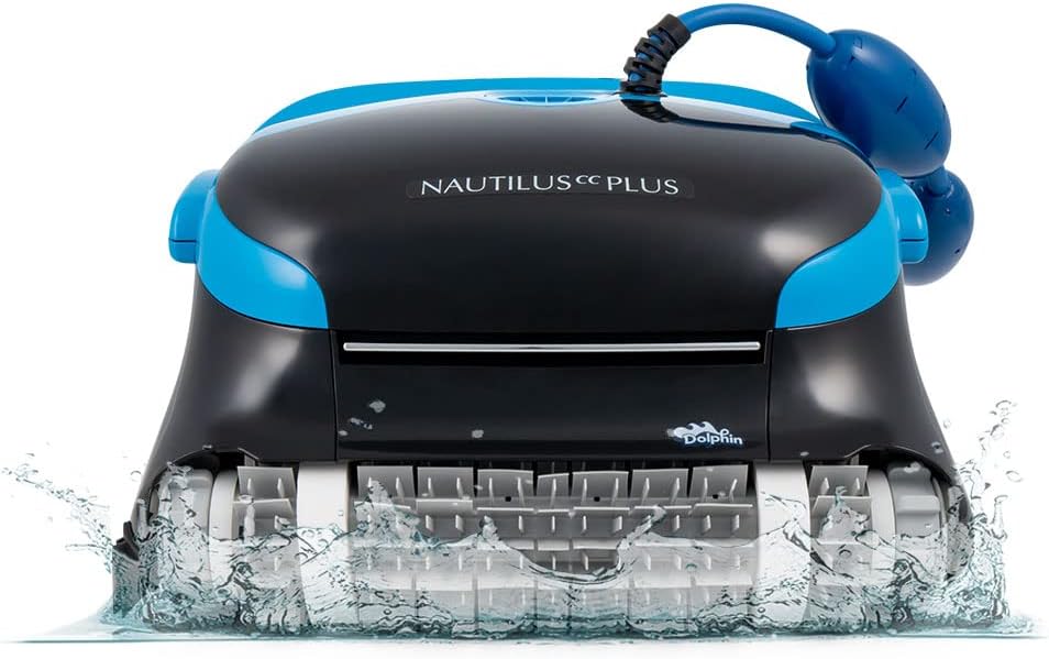 Wi-fi Automatic Robotic Pool Vacuum Cleaner, Always Cleaning, Never Charging, with Wall Climbing Scrubber Brush, Ideal for In-ground Pools…
