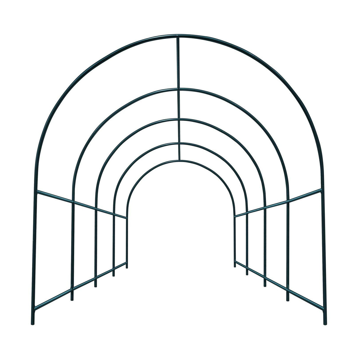 Multi-Size Large Garden Support Arch Frame Climbing Plant Arch Arbor for Flowers/Fruits/Vegetables (13ft x 7ft x 7.2FT)