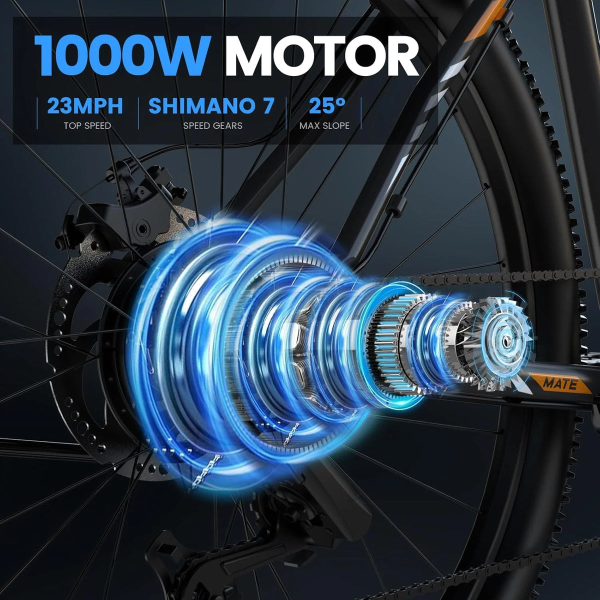 26-Inch Electric Bike with Removable 468 Wh Battery