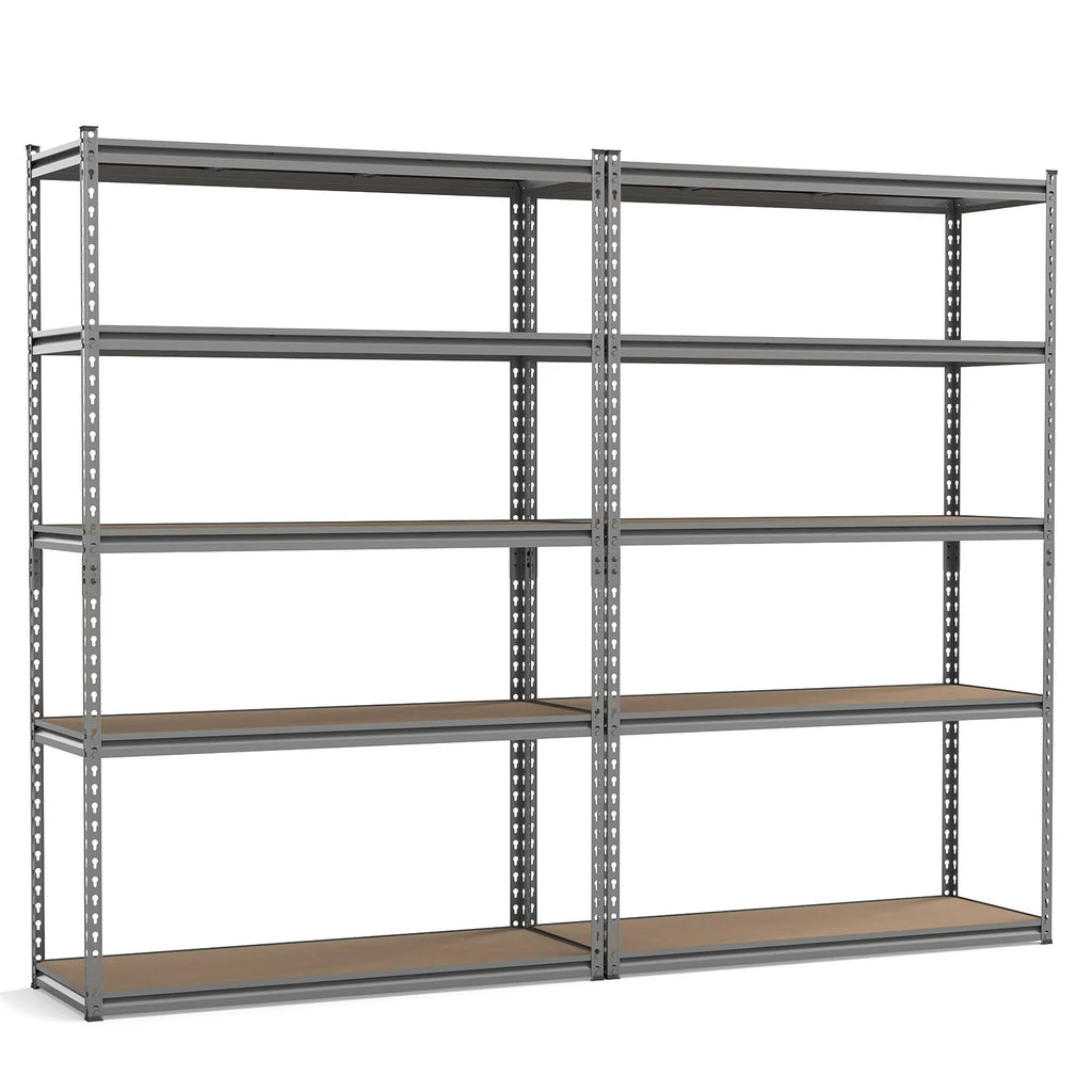 Tangkula 5-Tier Heavy Duty Garage Shelving Unit 2200 LBS Metal Storage Organizer Rack