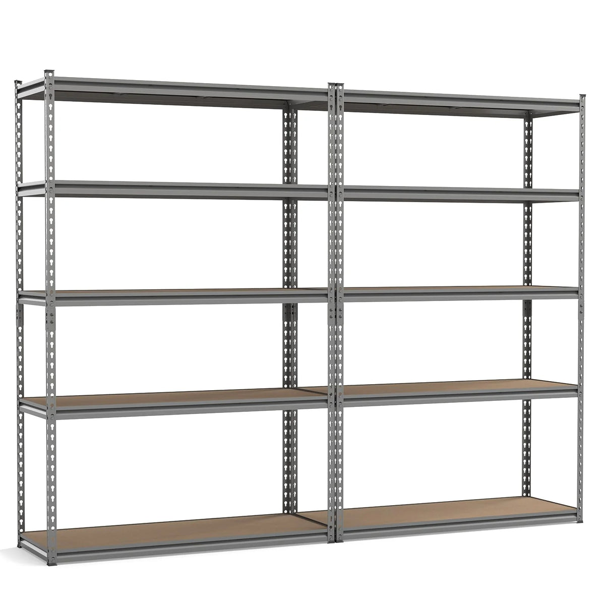 Tangkula 5-Tier Heavy Duty Garage Shelving Unit 2200 LBS Metal Storage Organizer Rack