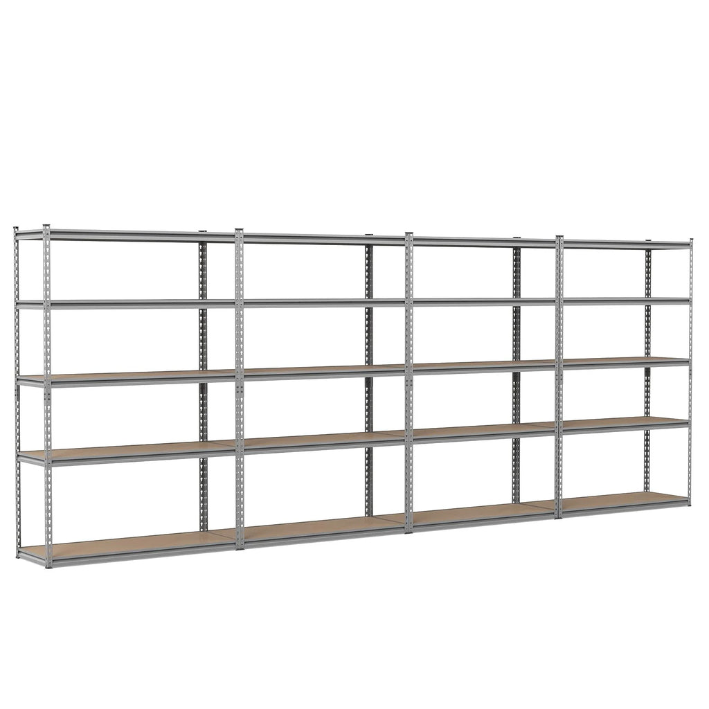 Tangkula 5-Tier Heavy Duty Garage Shelving Unit 2200 LBS Metal Storage Organizer Rack
