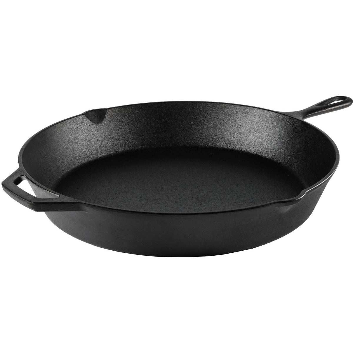 Ozark Trail Pre-Seasoned Cast Iron Skillet, Black, 15"