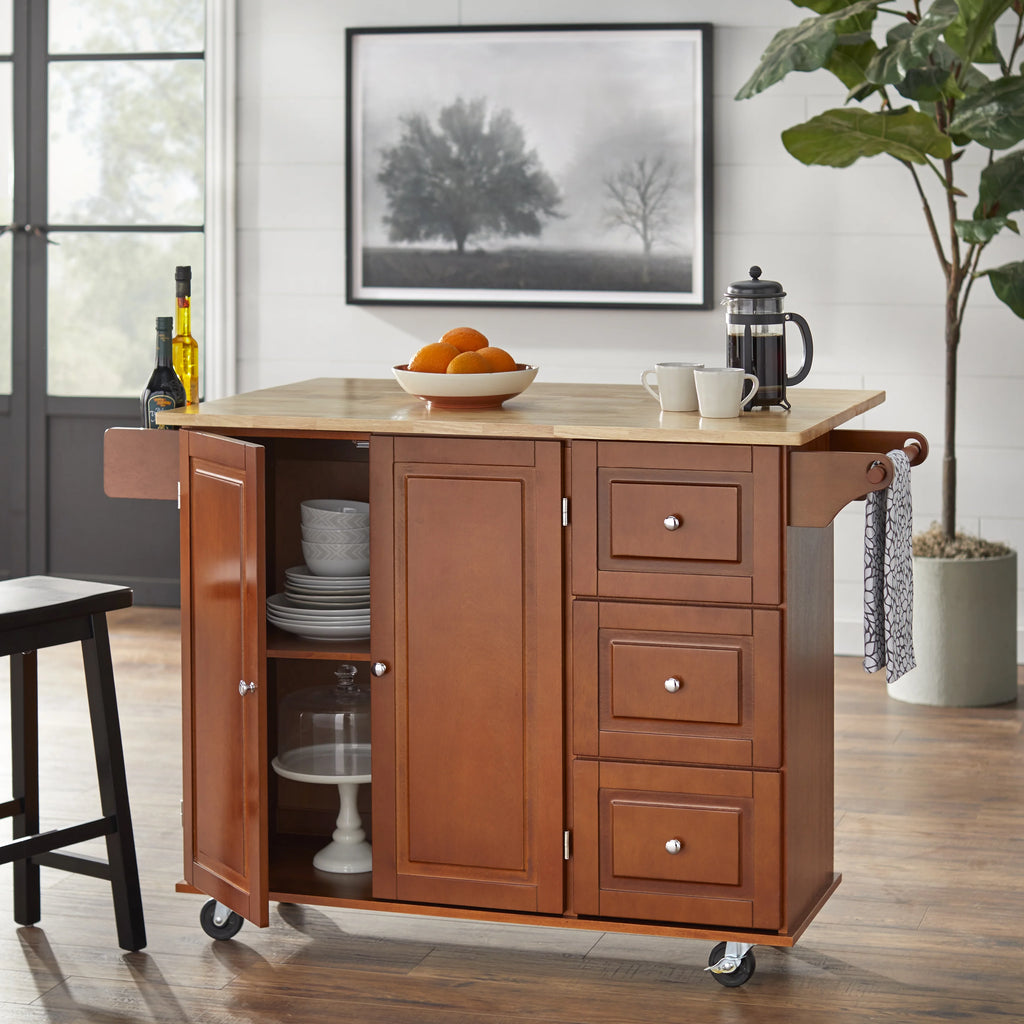 Thatcher Kitchen Cart, Grey