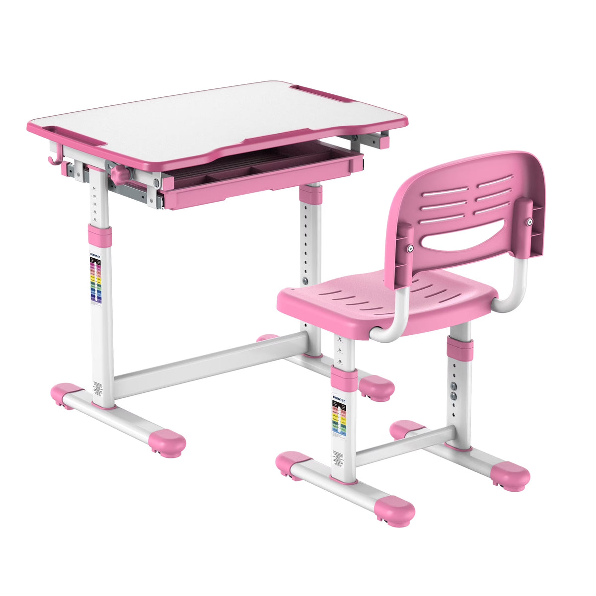 Mount - It! Kids Desk and Chair Set, Blue