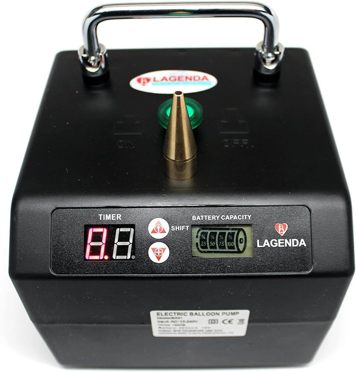 Portable Electric Balloon Pump with Timer