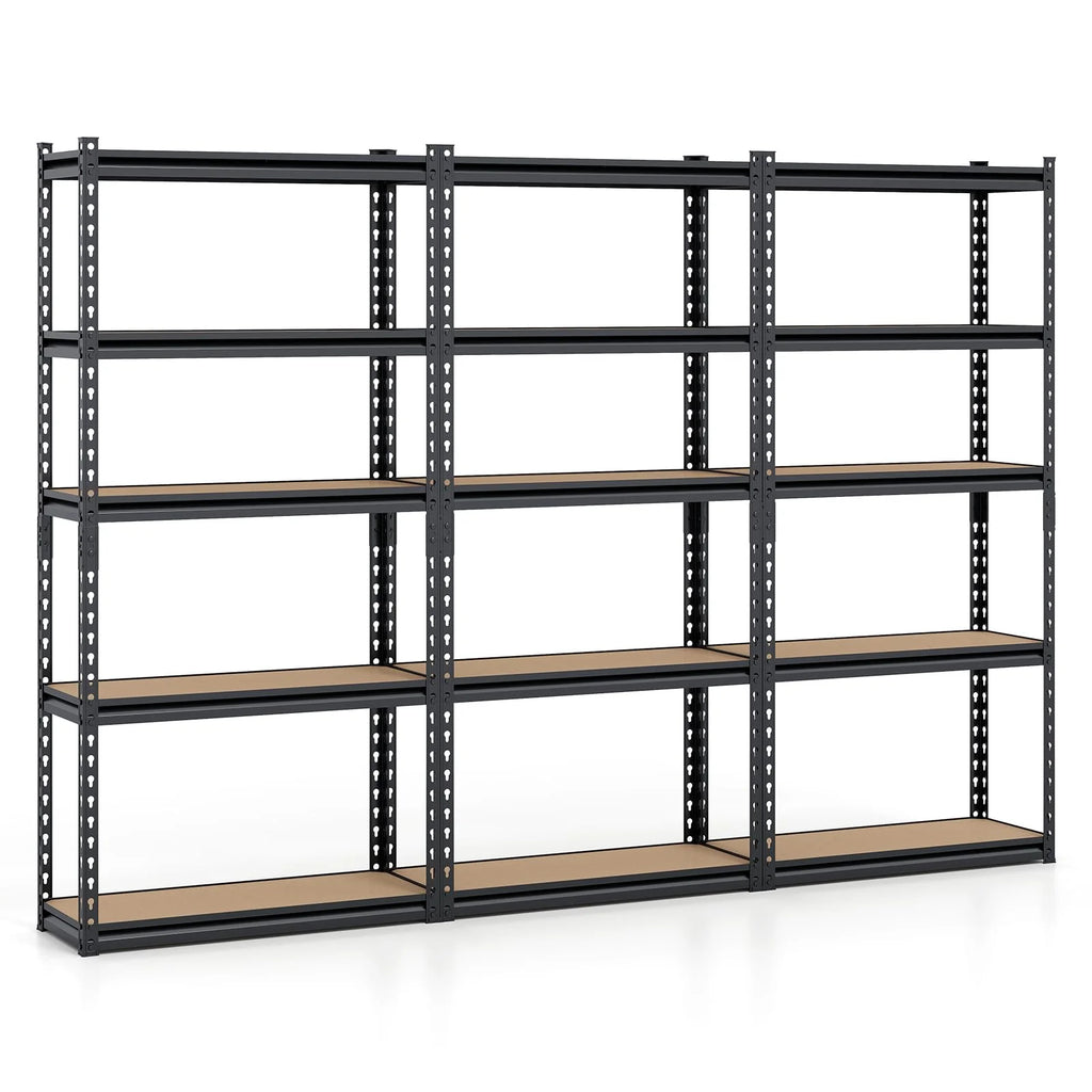 Tangkula 5-Tier Heavy Duty Garage Shelving Units w/Adjustable Utility Rack (30" W x 12" D x 60" H)