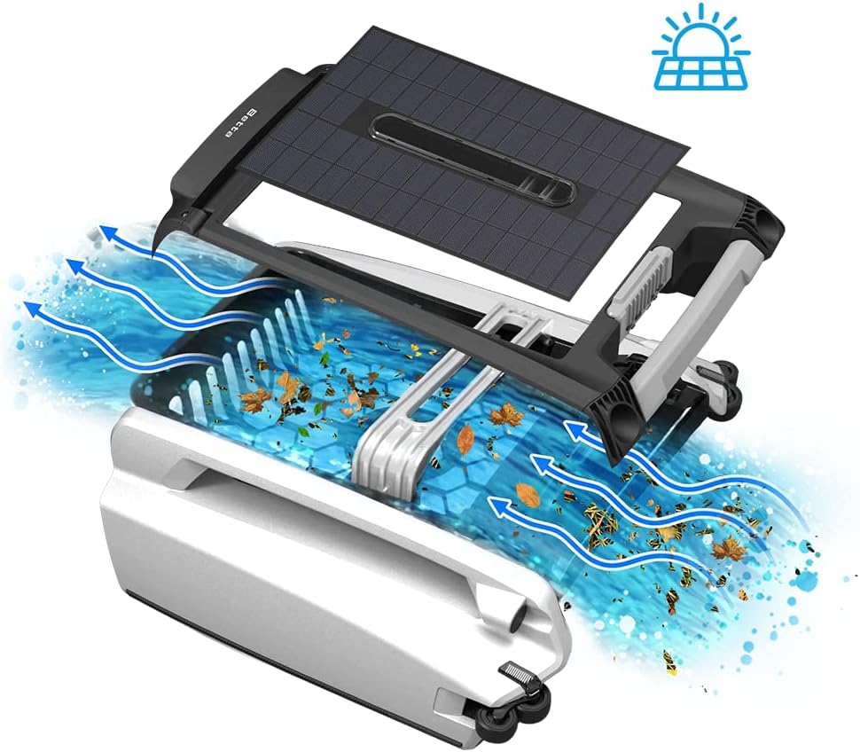SE Solar-Powered Robotic Pool Skimmer