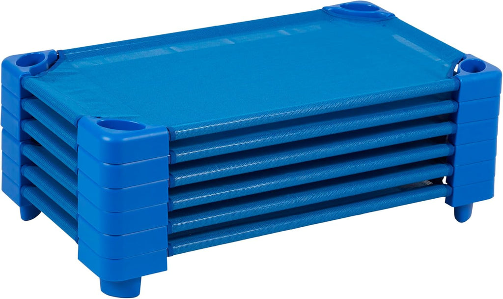 Stackable Toddler Nap Cots, Set of 6