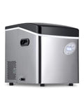 Portable Ice Maker 50 lb. Daily, 12 Cubes in Under 7 Minutes - Compact Countertop Design - 3 Size Bullet Shaped Ice - for…