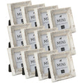 White Leaf Corner Accents Mini Frame by Studio D��cor - Decorative Picture Frame for Home, Office, Living Room - Bulk 12 Pack