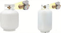 Pound Steel Propane Tank Cylinder with Opd Valve and Built-in Gauge, 20 lb