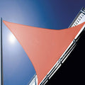 Shade&beyond 12'x12'x12' Sun Shade Sail Triangle Canopy Rust Red Outdoor UV Sunshade Sail for Patio Yard Backyard Garden Lawn