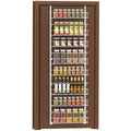 Auledio 8 Tier Spice Rack Pantry Door Over The Door Spice Organizer Rack White