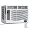 Window Air Conditioner with Reusable Filter & Controls, 6000 btu 115V~, Suitable for 250 Sq.ft