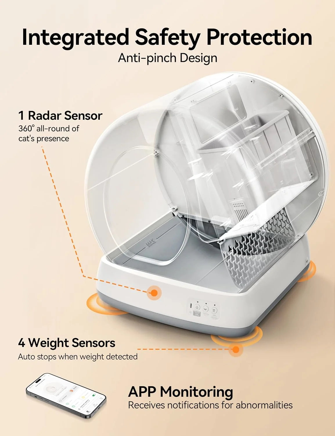 Automatic Self-Cleaning Cat Litter Box and Accessories