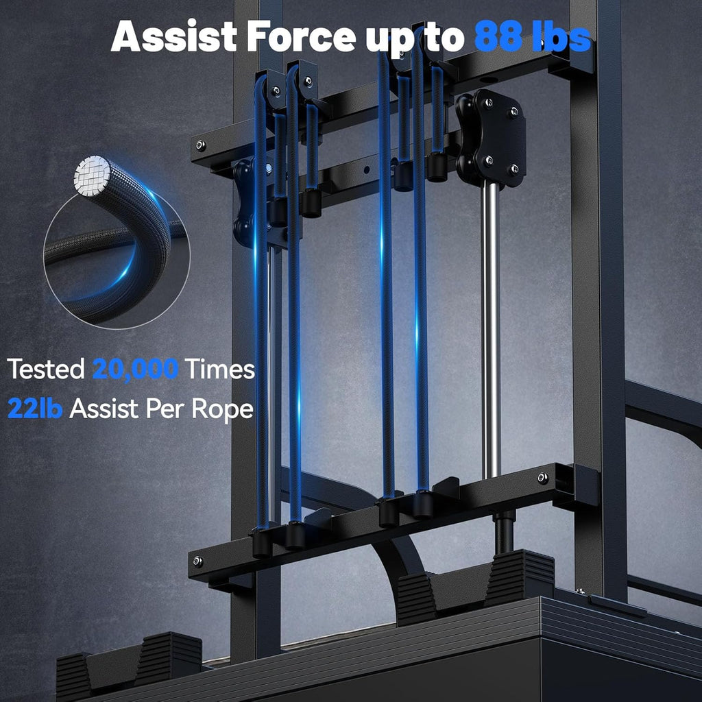 Pull-Up and Dip Power Tower for Home Gym