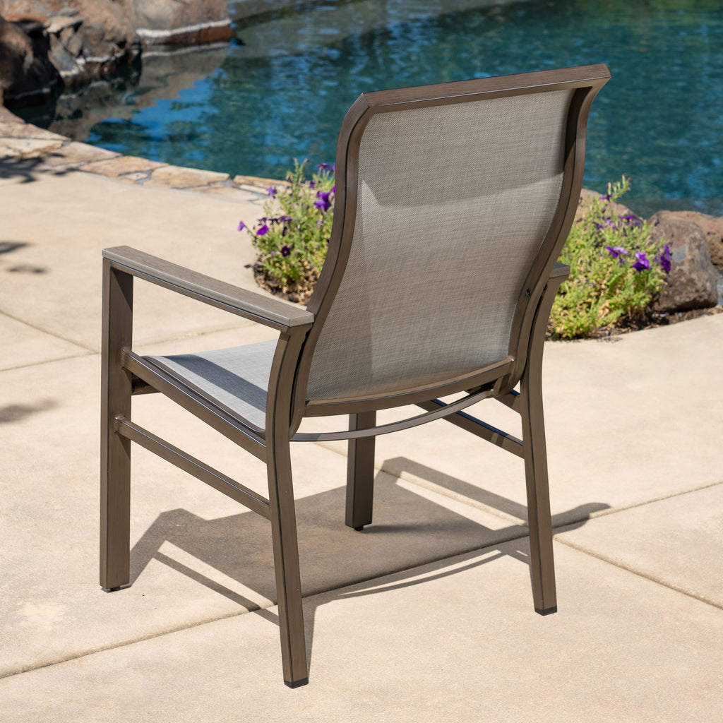 Sunvilla Nichols 7 - Piece Sling Outdoor Patio Dining Set