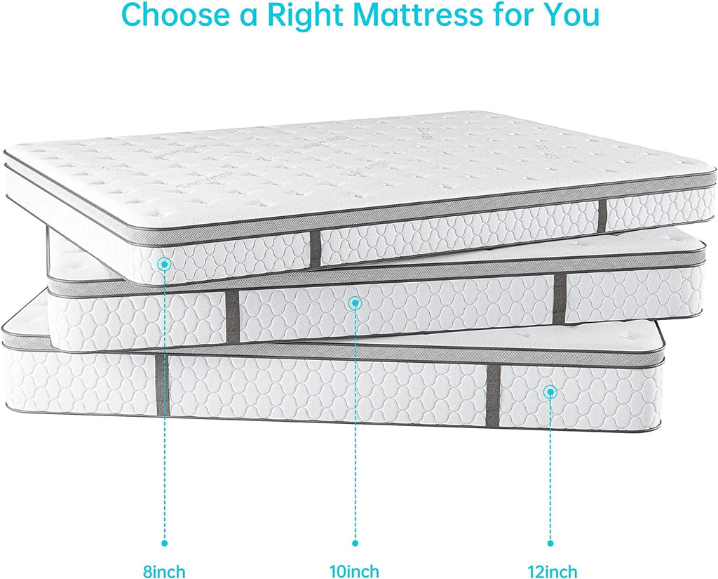 Size Mattress. Serweet 12 Inch Gel Memory Foam Hybrid Mattress in a Box. Fiberglass Free. Breathable Bed Mattress for Cooler Sleep Supportive & Pressure Relief. Medium Firm Feel