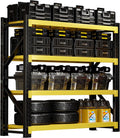 3000 lb Heavy - Duty Garage Shelving, 31.5" W Metal Shelves, 4 - Tier Adjustable Garage Shelving Units, Storage Racks for Warehouse, Workshop