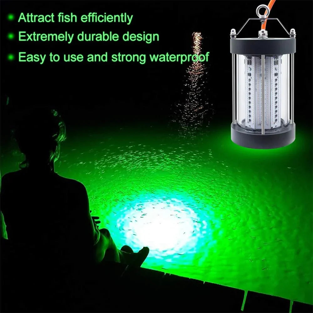 Ns 500W LED Underwater Fishing Light 35,000 Lumen Night Fish Attracting Light Waterproof