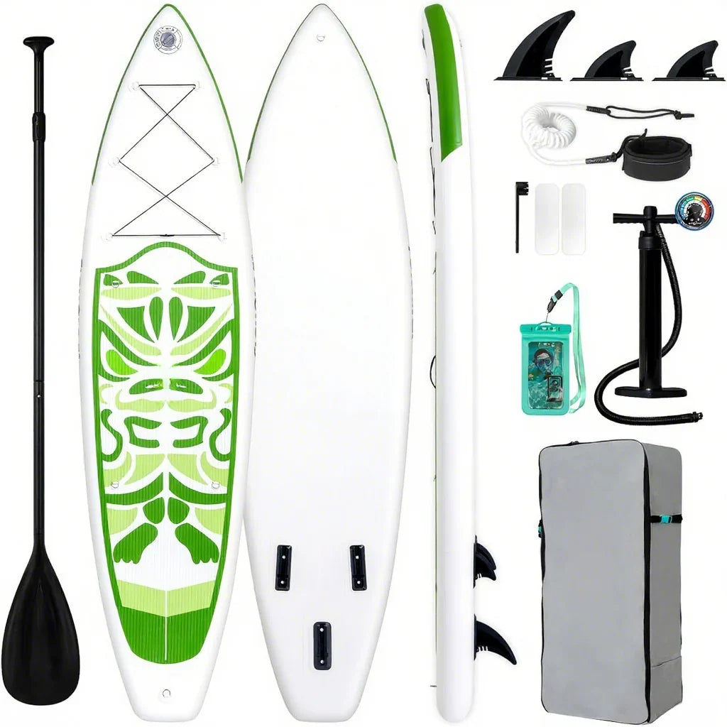 Inflatable Ultra-light Stand Up Paddle Board for All Skill Levels with Premium Sup Paddleboard Accessories,non-slip Comfort Deck for Youth &…