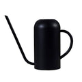 Songhg Long Spout Watering Can Metal 40oz/1.3L,Stainless Steel Watering Pot for Outdoor and Indoor House Plants, Matte Black