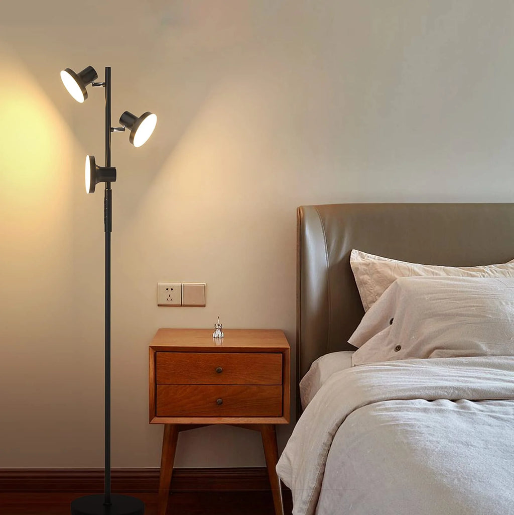 SIBRILLE 36W LED Tree Floor Lamp. Modern Dimmable Standing Lamp