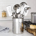 Kitchen Utensils Set, 8 Piece Stainless Steel Cooking Utensil Set, Includes Spatulas, Spoons, Pasta Fork, Deep Ladle, Meat Fork, and…