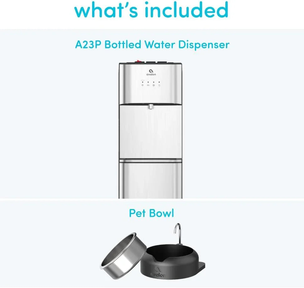 Limited Edition Self Cleaning Water Cooler Water Dispenser - 3 Temperature Settings - Hot, Cold & Room Water, Durable Stainless Steel…