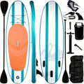 Inflatable Stand Up Paddle Boards with Premium Sup Paddle Board Accessories, Wide Stable Design, Non-slip Comfort Deck for Youth & Adults