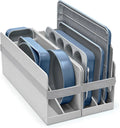 Nonstick Ceramic Bakeware Set (11 Pieces) - Baking Sheets, Assorted Baking Pans, Cooling Rack, & Storage - Aluminized Steel Body - Non…
