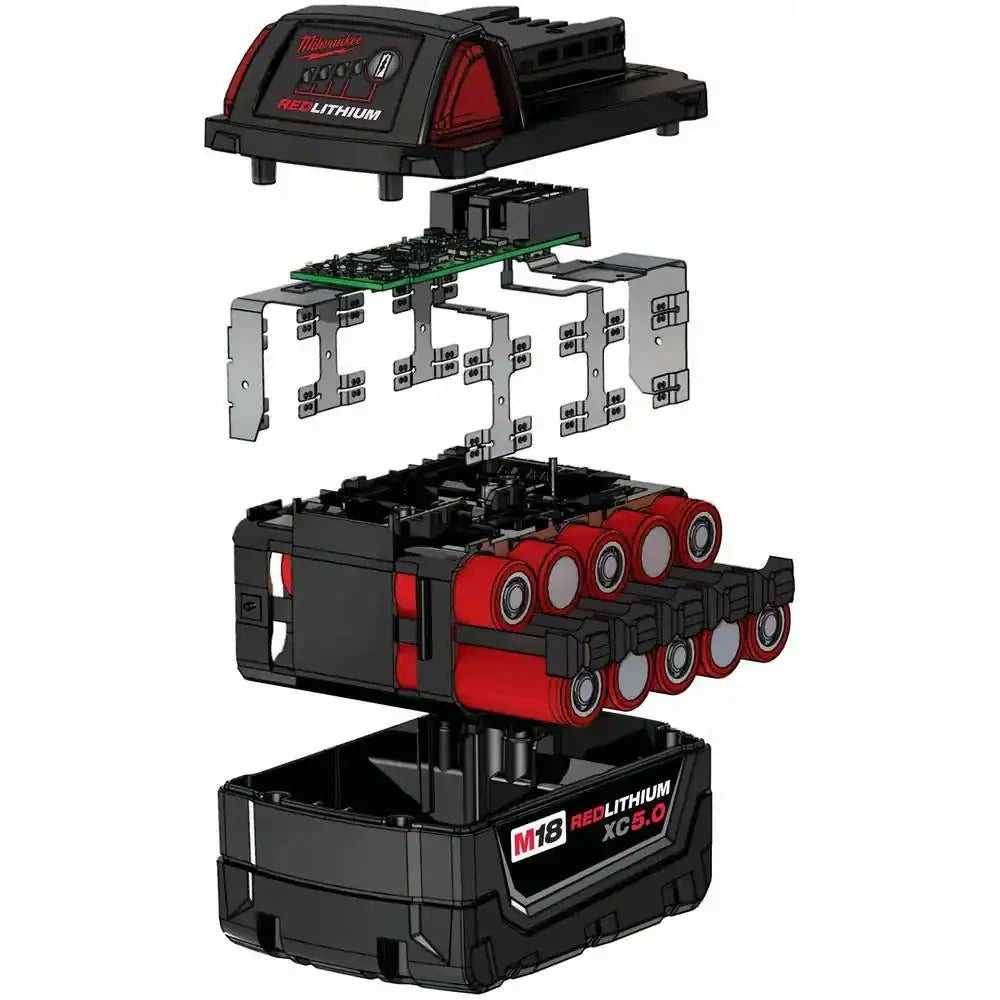 M18 18-VOLT 5.0 ah Lithium-ion Xc Extended Capacity Battery Pack