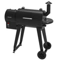 Wood Pellet Grill & Smoker, 8-IN-1 Bbq, Black, Digital Control, 459 Sq. in. Cooking Area