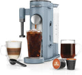 Single-serve Coffee Maker, K-cup Pod Compatible, Brews Grounds, Built-in Milk Frother, 68-OZ. Reservoir, 24-OZ. Mug Sizes