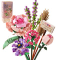 ZIYOSTAR Mini Bricks Flower Bouquet Building Sets, Artificial Flowers, DIY Unique Decoration Home, 547 Pieces Botanical Collection for Ages 8-12 Yrs