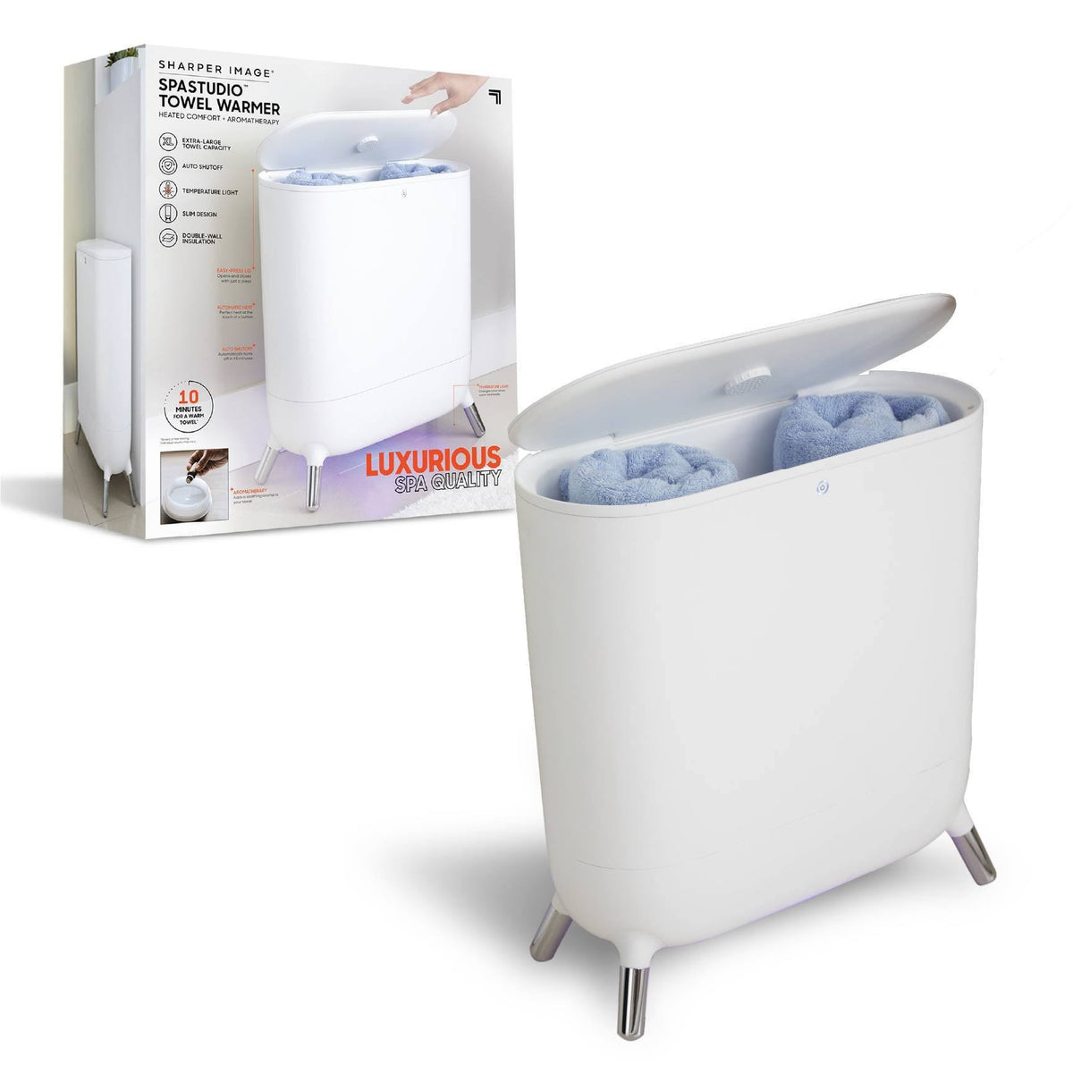 Sharper Image SpaStudio Towel Warmer