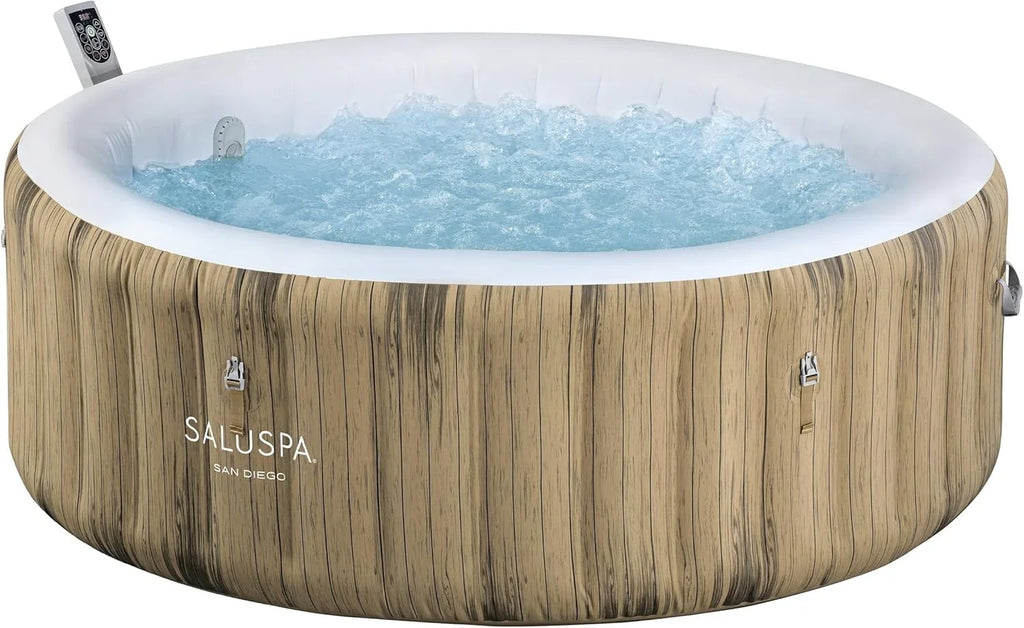 Inflatable Hot Tub Spa (71" X 26") | Portable Hot Tub with 2 Covers (1 Energy-efficient Thermal Cover and 1 Standard Cover) | Fits Up to 2-4…