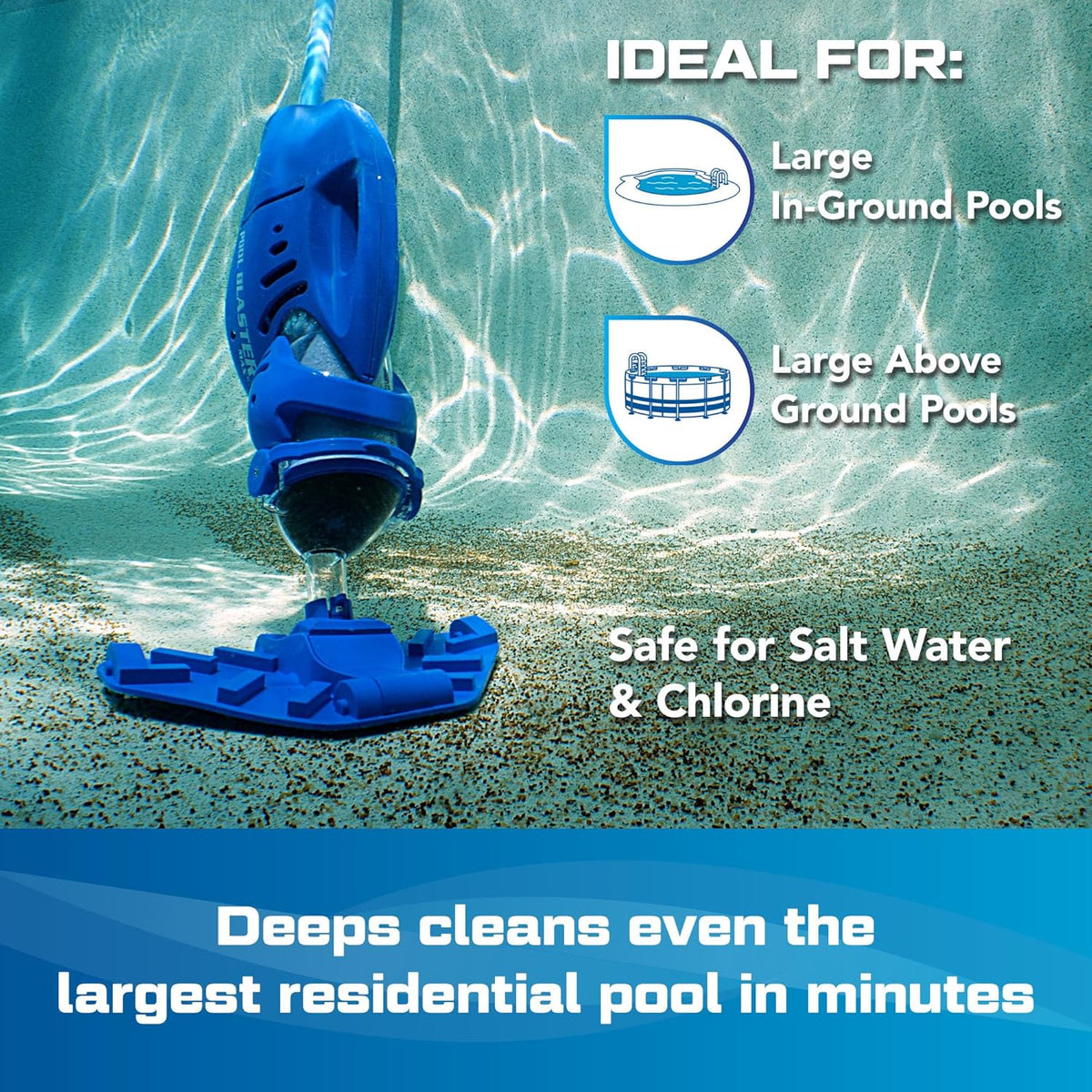 Rechargeable Pool and Spa Vacuum Cleaner