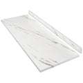 ROOMTEC Laminate Countertop, Butcher Block Countertop with Full Wrap Edge & Backsplash for DIY Table Top, Kitchen Countertop, Washer Dryer Counter